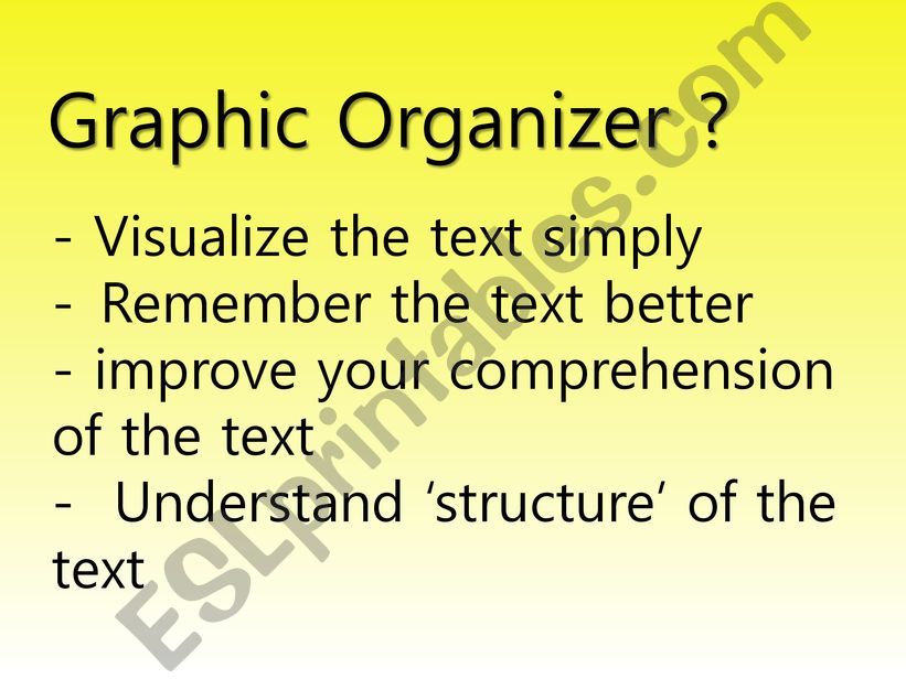 Graphic organizer powerpoint