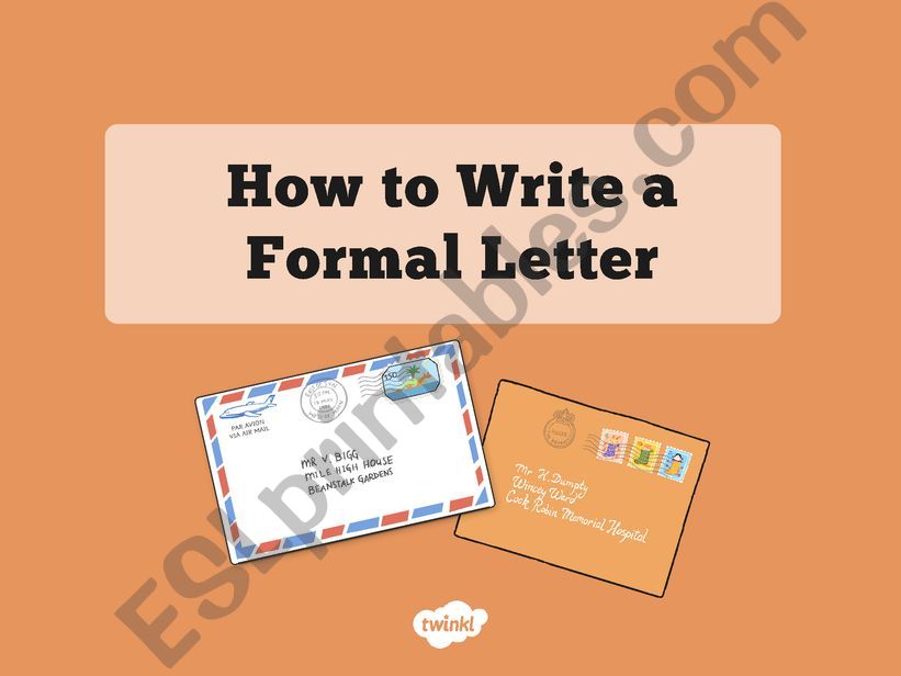 informal letters powerpoint