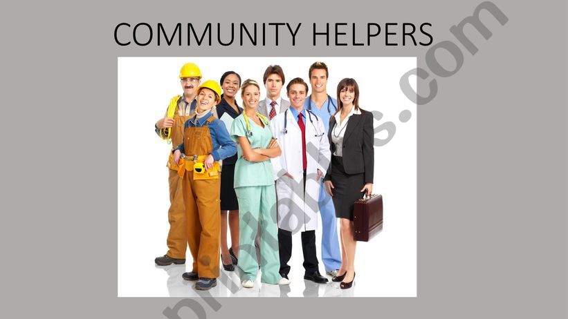 COMMUNITY HELPERS powerpoint