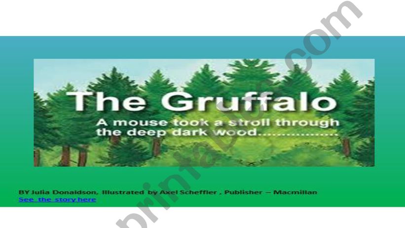 The Gruffalo  powerpoint