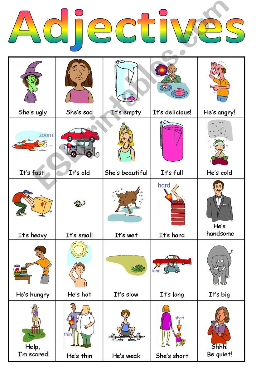 adjectives powerpoint