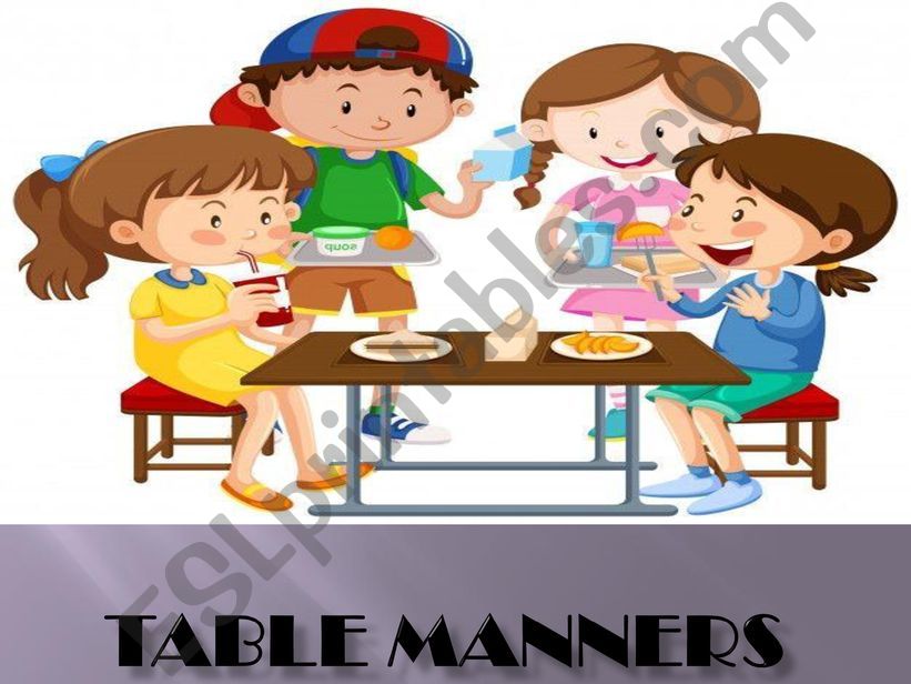 Table manners powerpoint