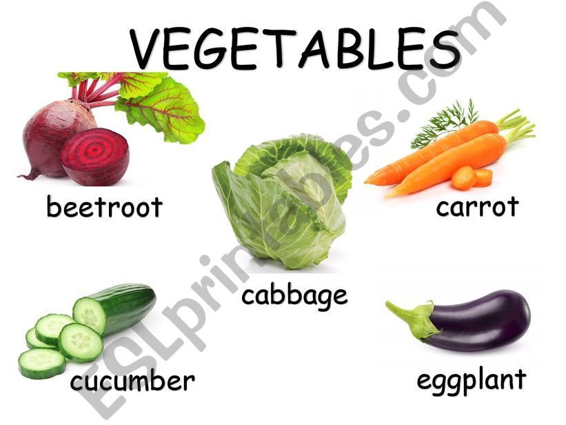 Vegetables powerpoint