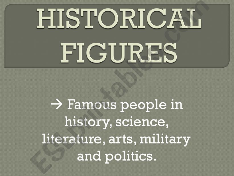 Historical Figures Part 1  powerpoint