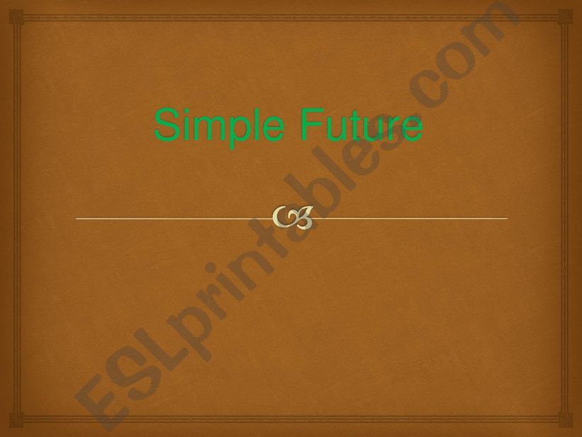 Simple future powerpoint