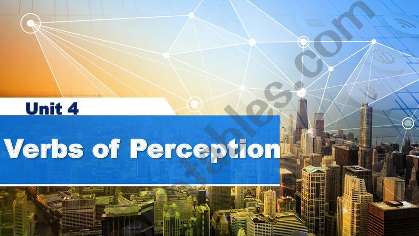 Verb of perception powerpoint