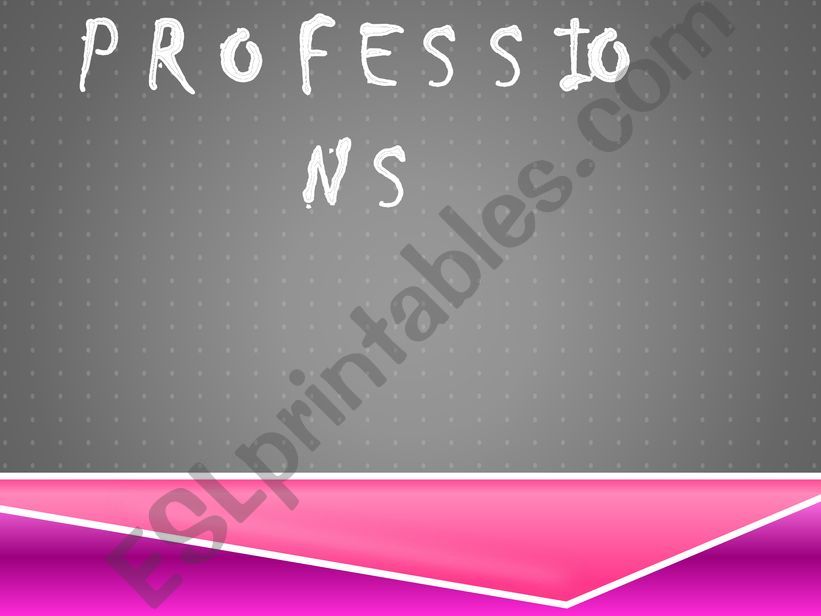 professions game powerpoint