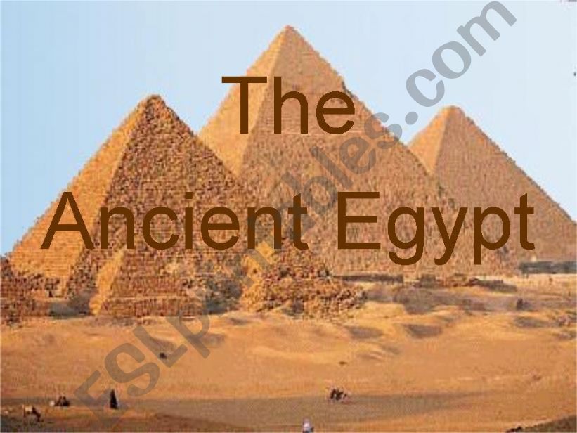 An easy quiz on the Ancient egyptians