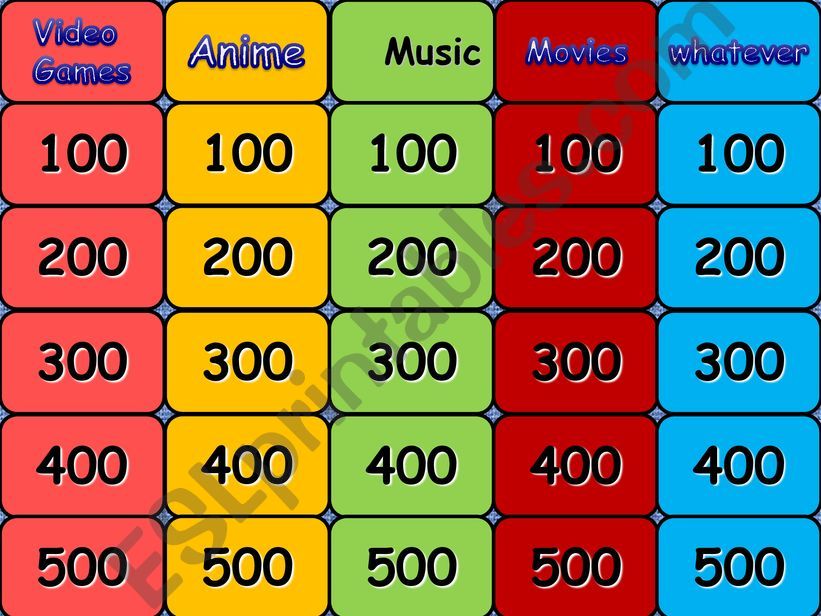 Trivia powerpoint