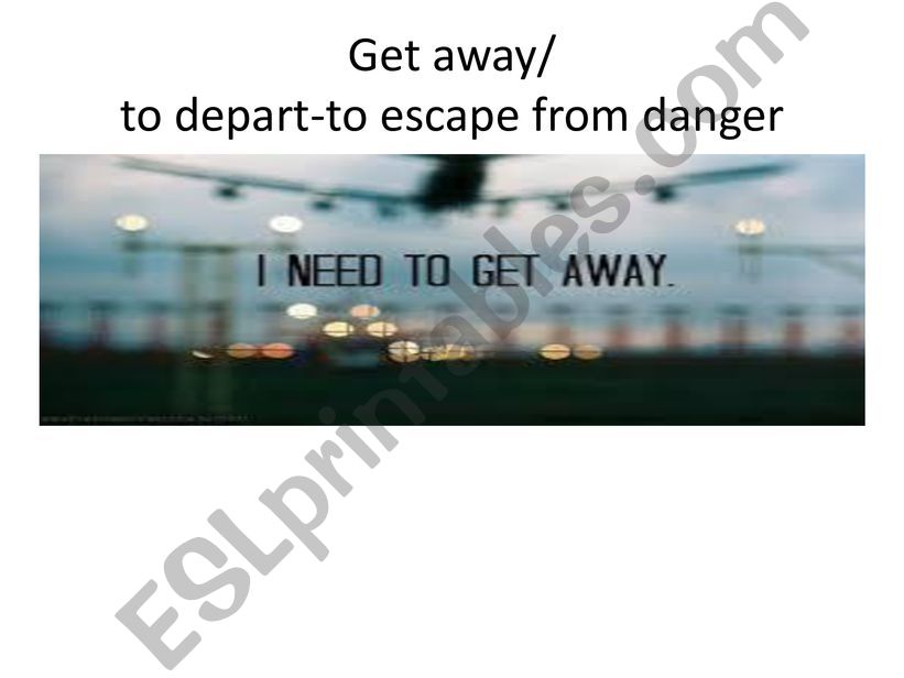 Phrasal verbs with get powerpoint