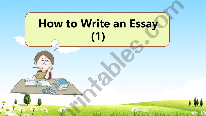How to write an essay (1) powerpoint