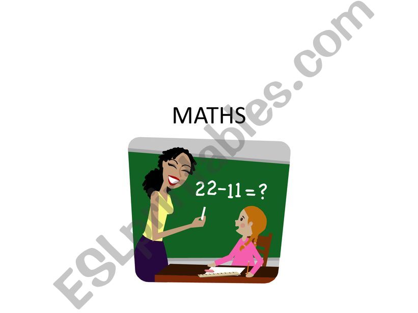 School Subjects Flash Cards powerpoint