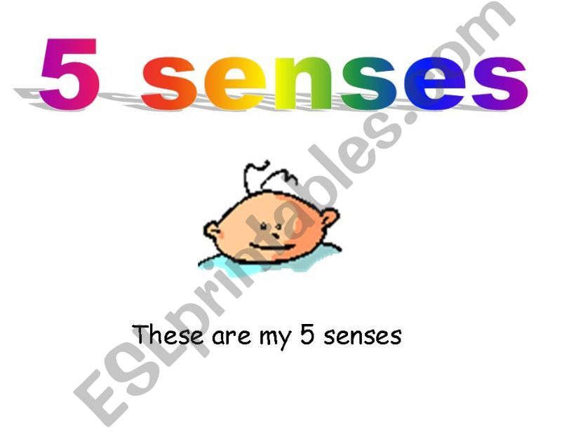 5 senses powerpoint