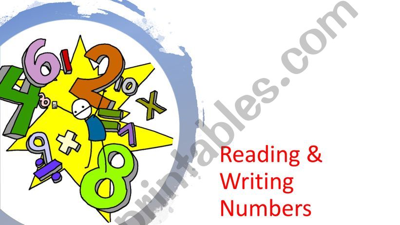 Reading and Writing Numbers to Millions