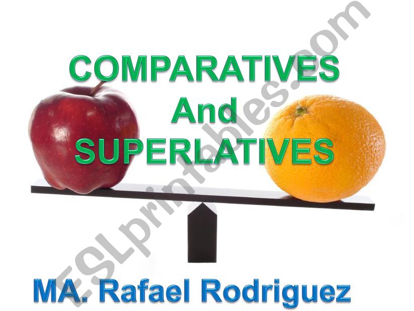Use of Comparatives and Superlatives PRACTICE