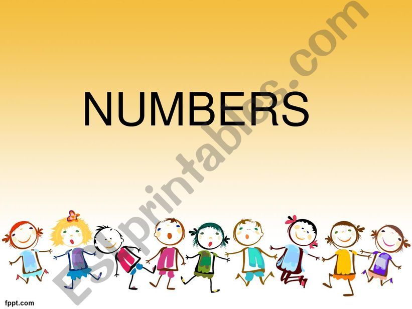 ESL - English PowerPoints: Numbers 1to 100