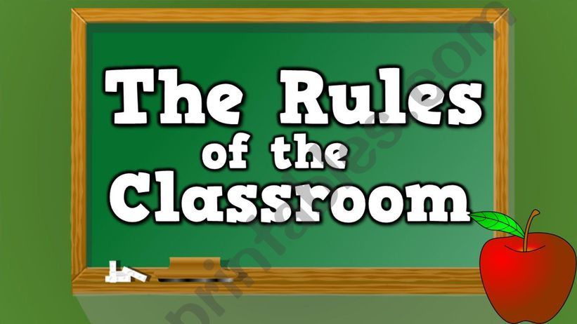 Class rules powerpoint