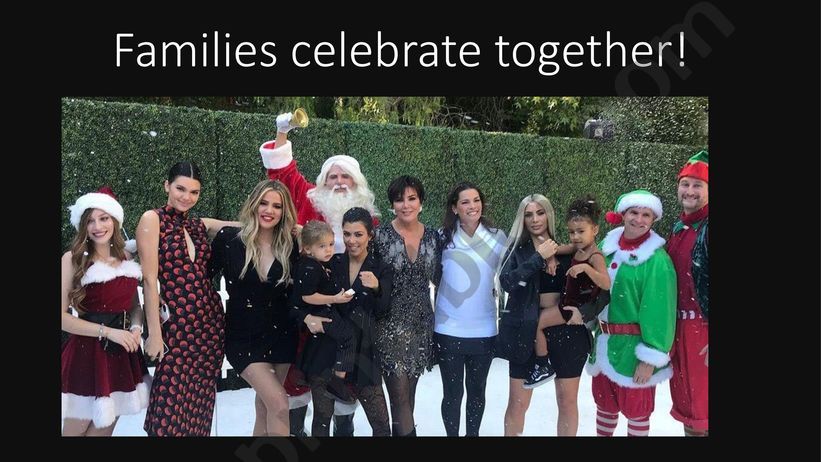 FAMILIES CELEBRATE TOGETHER powerpoint