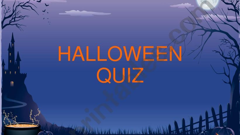 Halloween quiz powerpoint