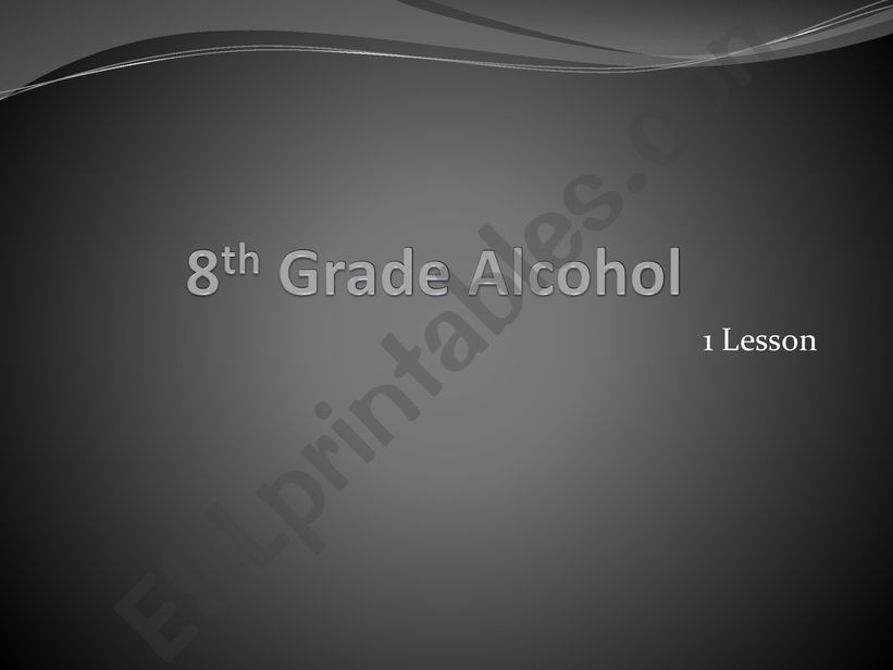 Alcohol PowerPoint powerpoint
