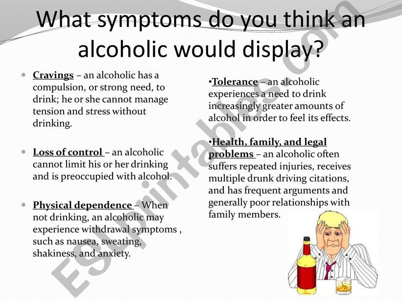 ESL - English PowerPoints: Alcohol PowerPoint