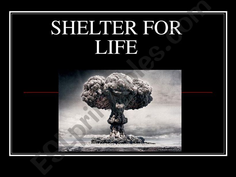 Shelter for life powerpoint