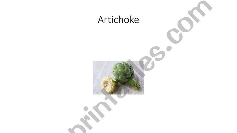 Vegetables powerpoint