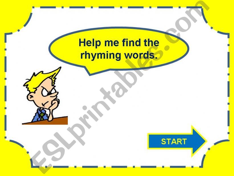 Rhyming words powerpoint