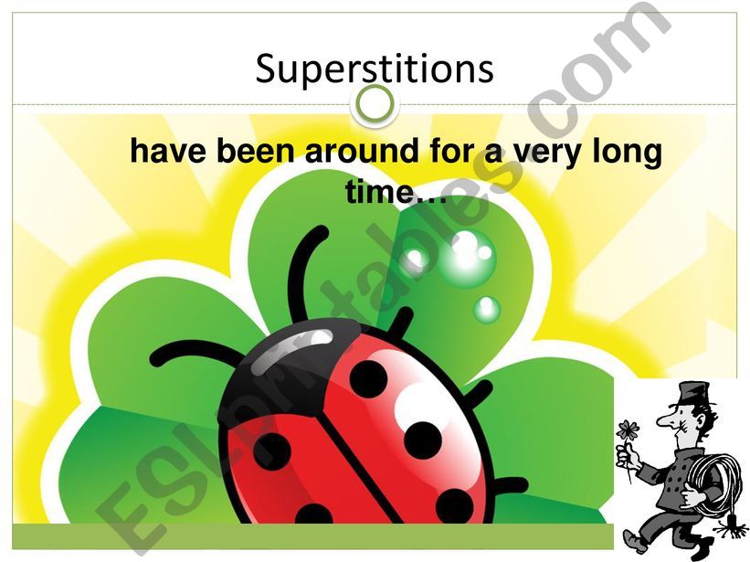 SUPERSTITIONS powerpoint