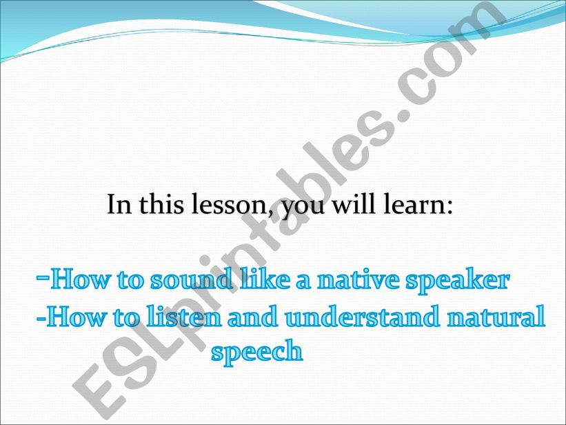 Accent training-American powerpoint