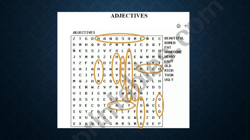 Adjectives powerpoint