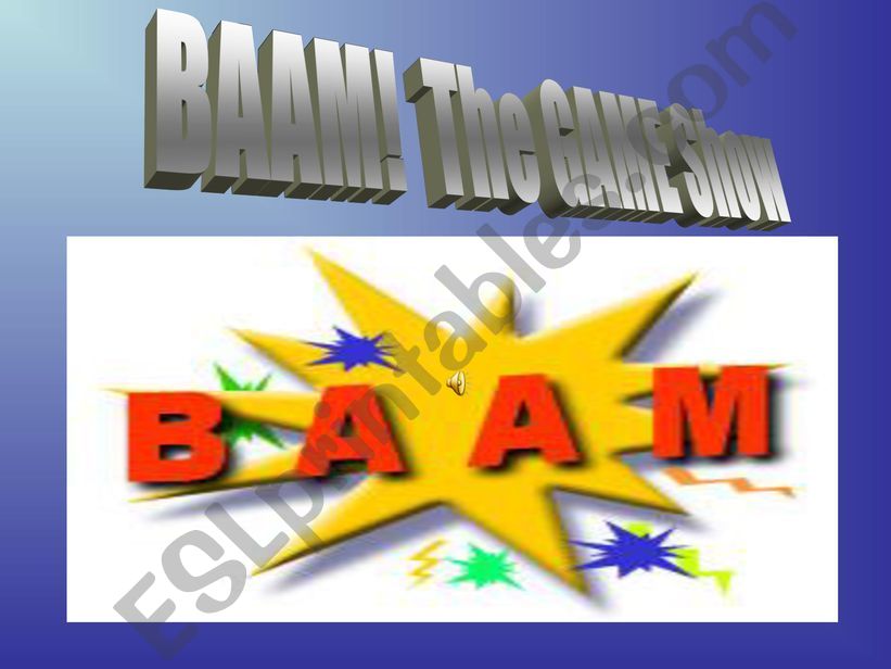 Christmas Baam powerpoint game