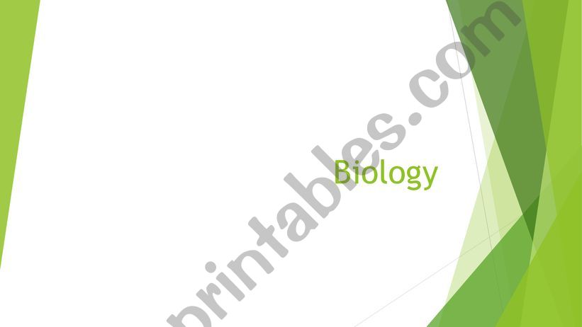 Biology powerpoint