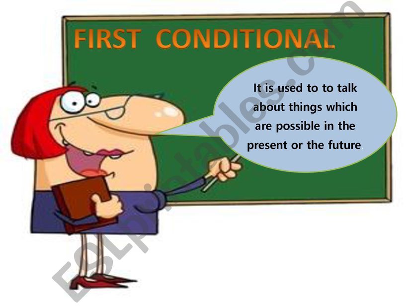 FIRST CONDITIONAÑ powerpoint