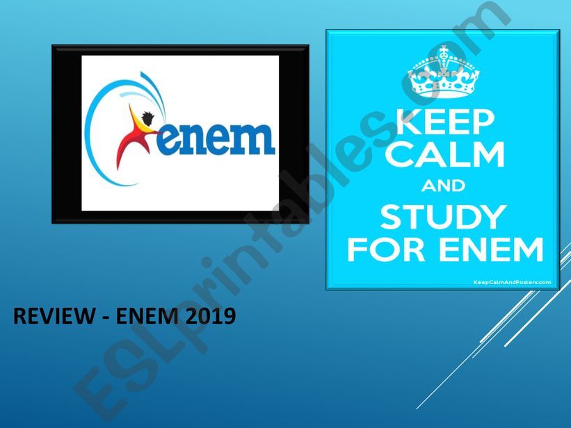 ENEM -FOR BRAZILIAN TEACHERS powerpoint