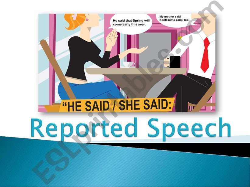 Repoted Speech Rules  powerpoint