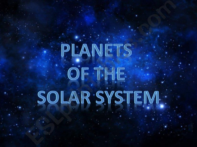 Planets of the Solar system powerpoint