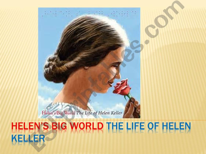 helen keller powerpoint