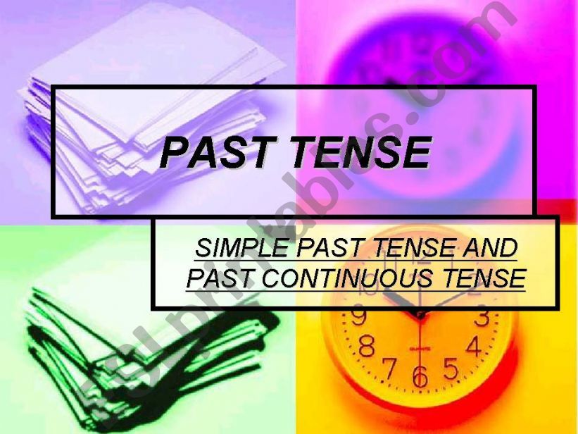 Simple past/Past Continuous Tense