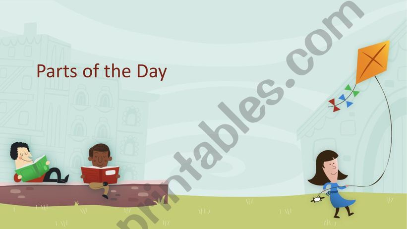 Parts of the Day powerpoint