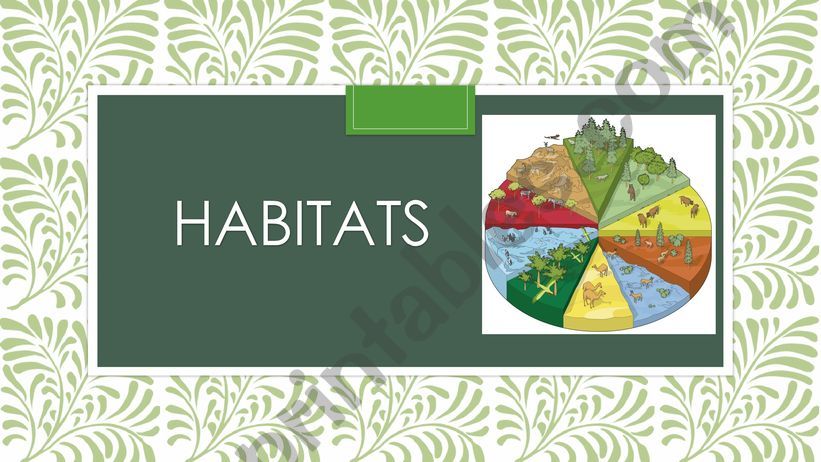 Habitats powerpoint