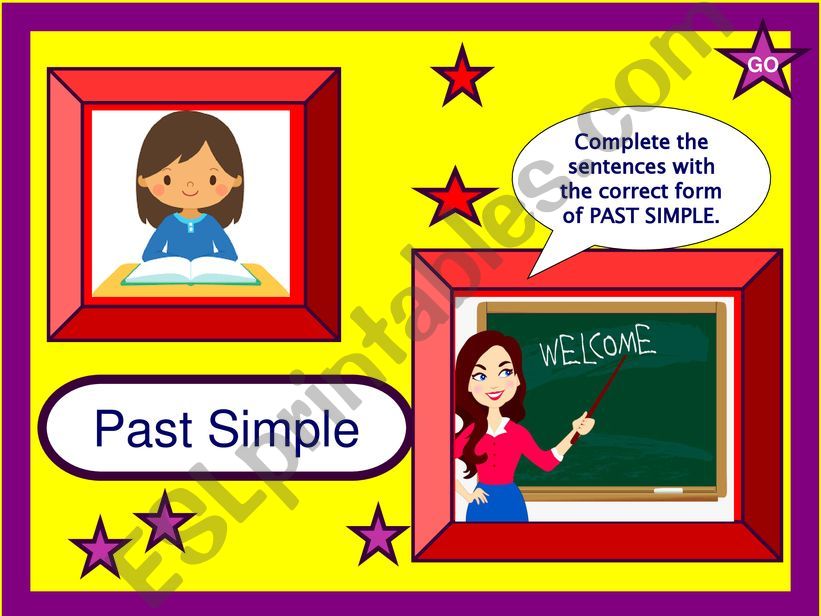 past simple - game powerpoint