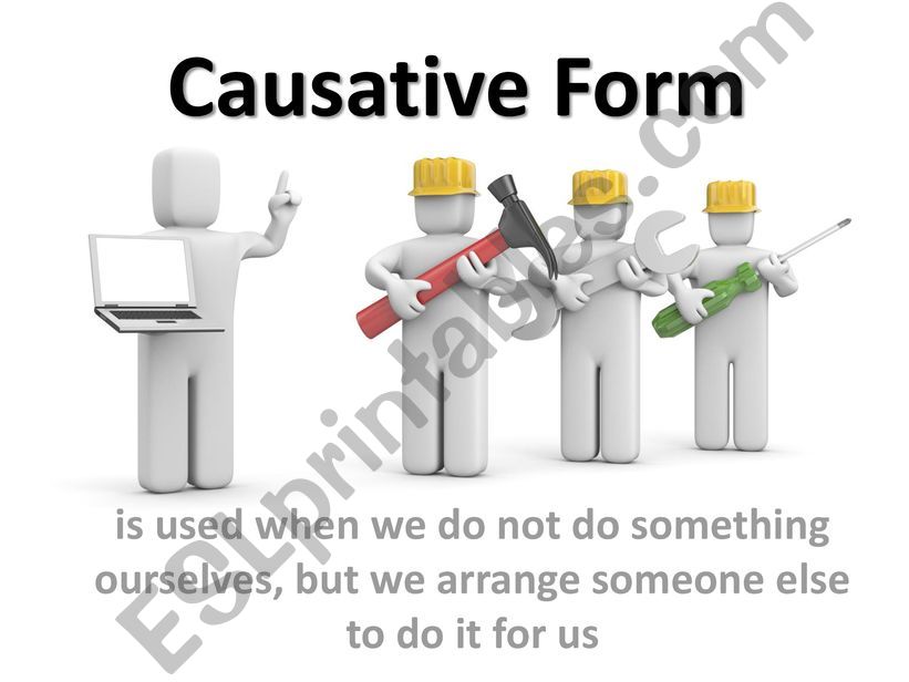 Causative form 1 powerpoint