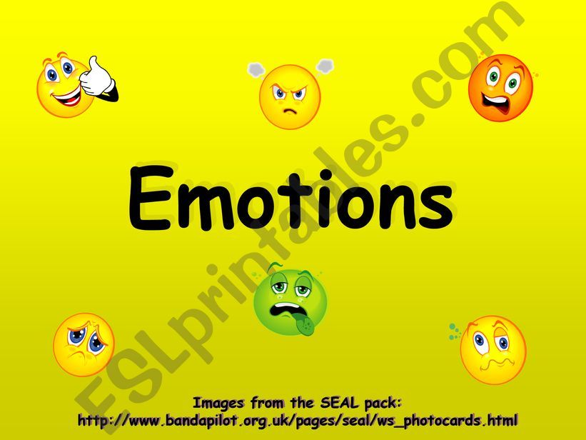 Feelings/Emotions powerpoint