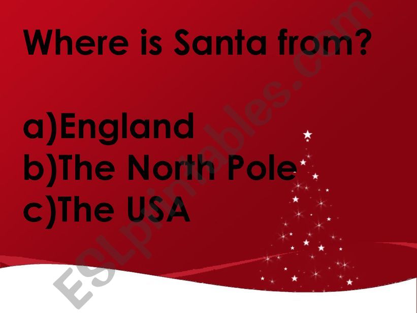 christmas question powerpoint
