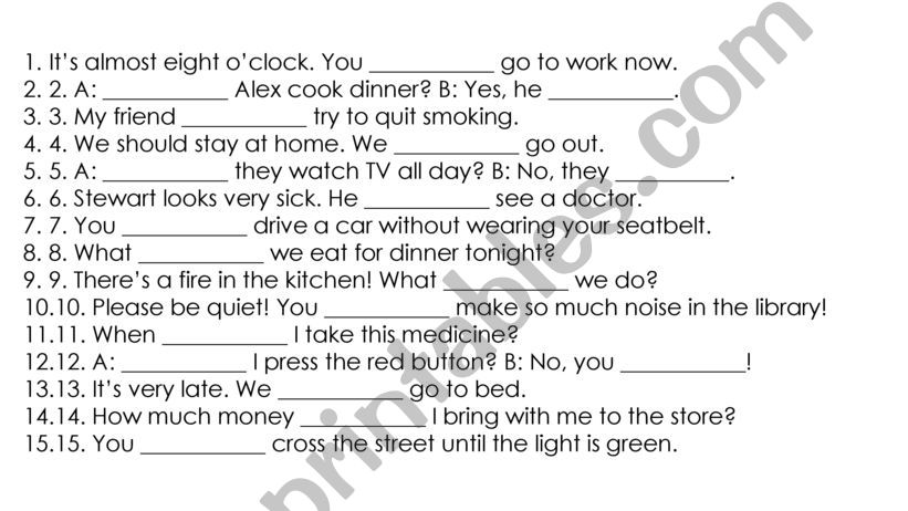 should and shouldnt  powerpoint