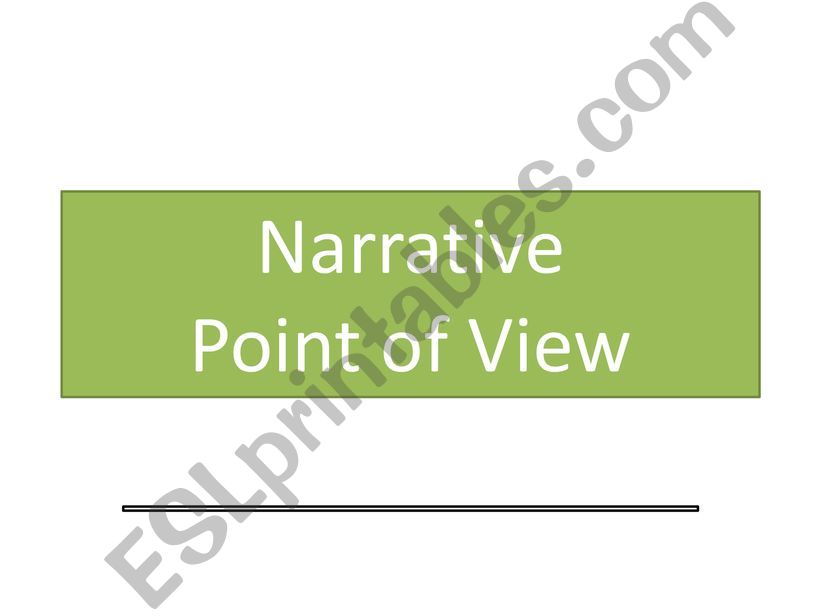 narrative-point-of-view-ppt powerpoint