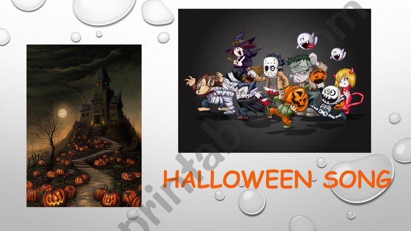 Halloween song powerpoint