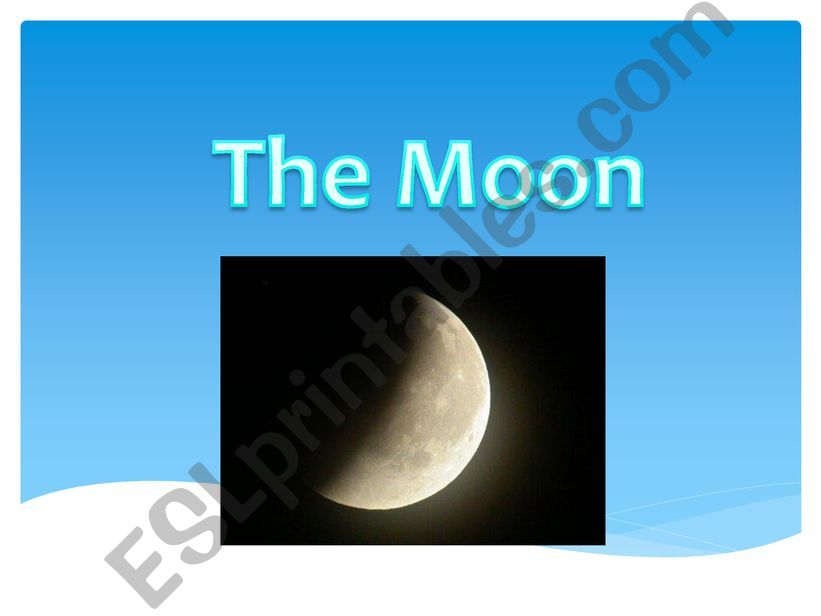 I see the moon poem powerpoint