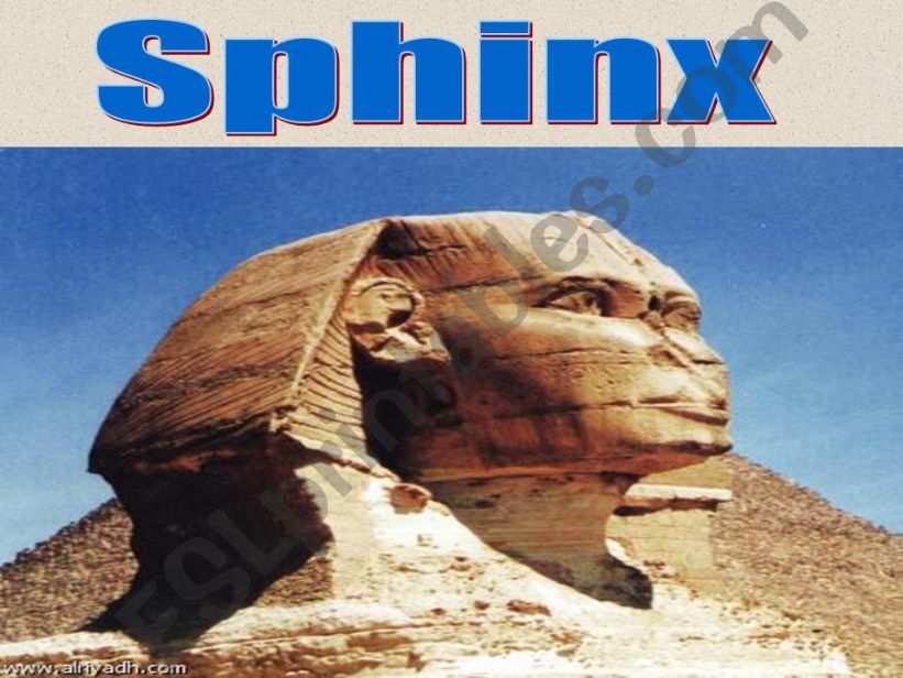 ss proj: the sphinx powerpoint